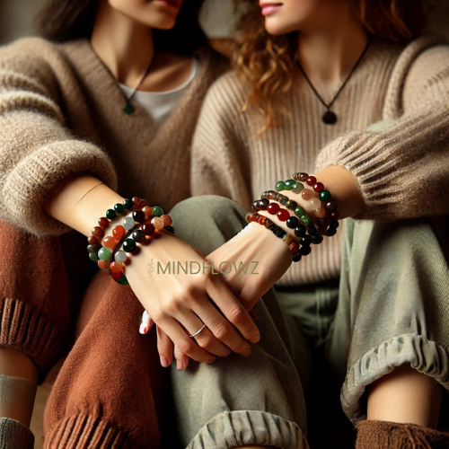 Zara - Indian Agaat Balans Armband