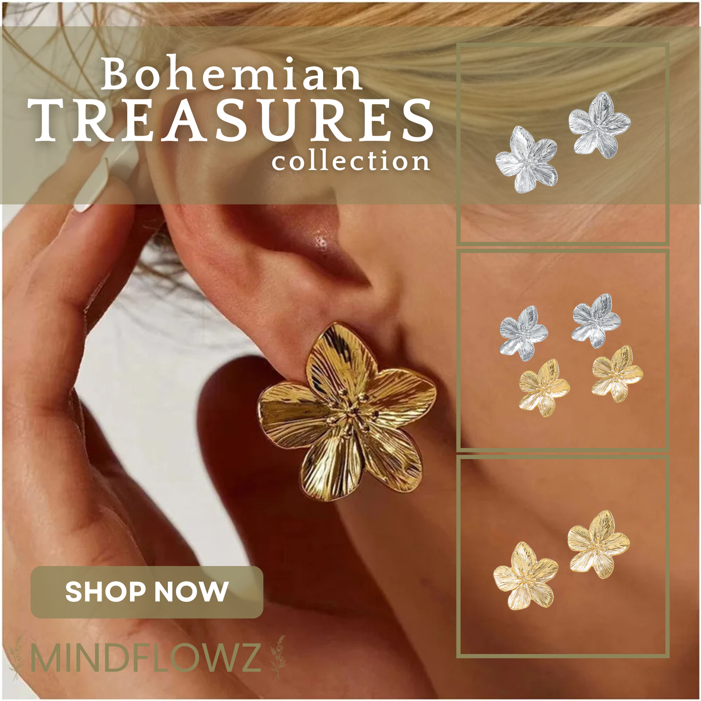 Boho Blossom Oorbellen