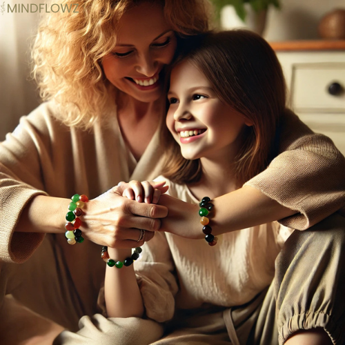 Zara - Indian Agaat Balans Armband