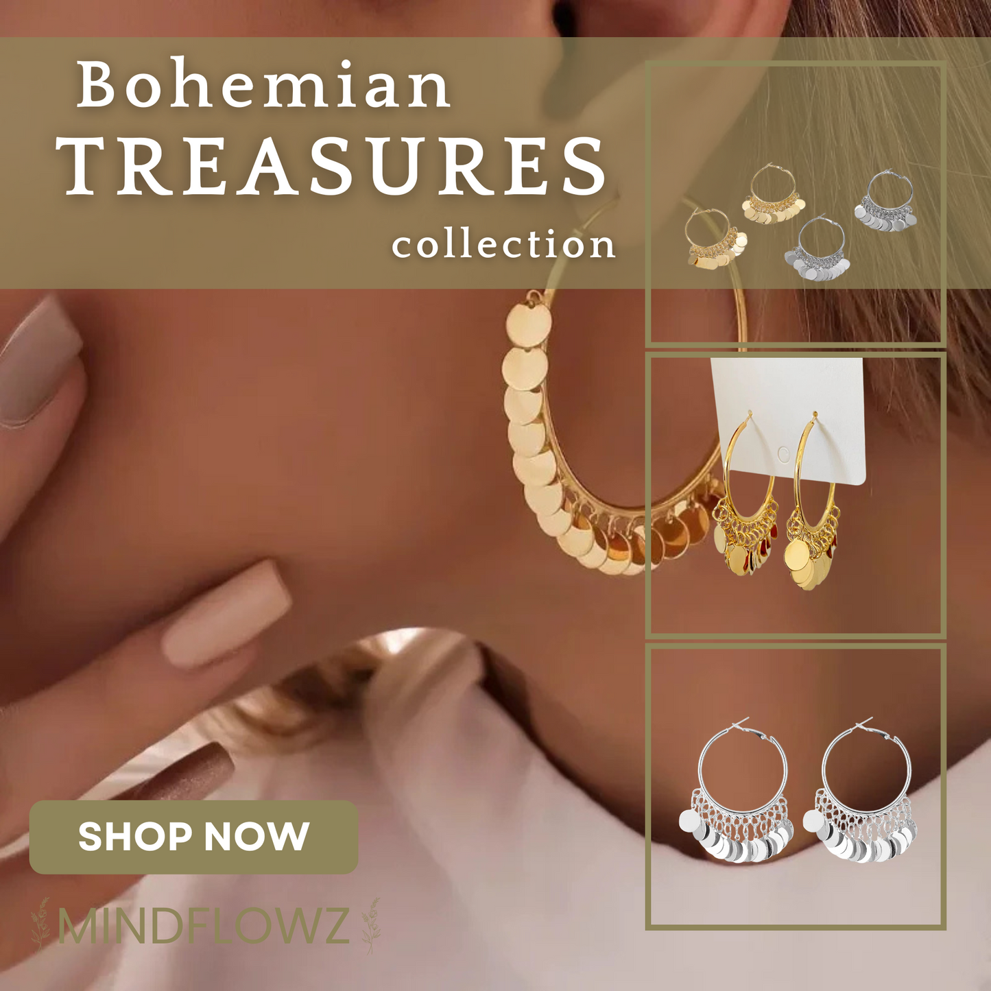 Boho Shine Oorbellen