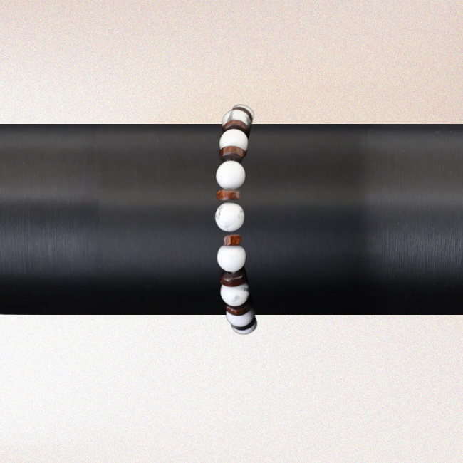 Auric - White Howlite Power Armbånd