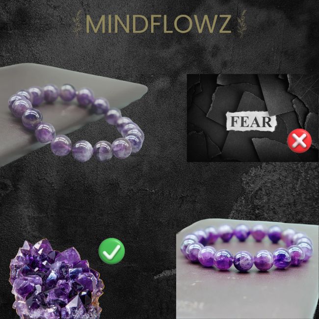 Auralis - Focus & Balance Ametyst armbånd