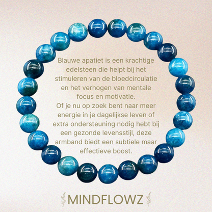 Aqua - Helende Blauwe Apatiet Armband