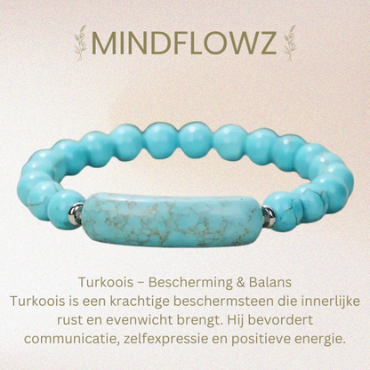 Zaya - Beschermende Turquoise Armband