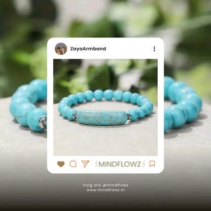 Zaya - Beschermende Turquoise Armband