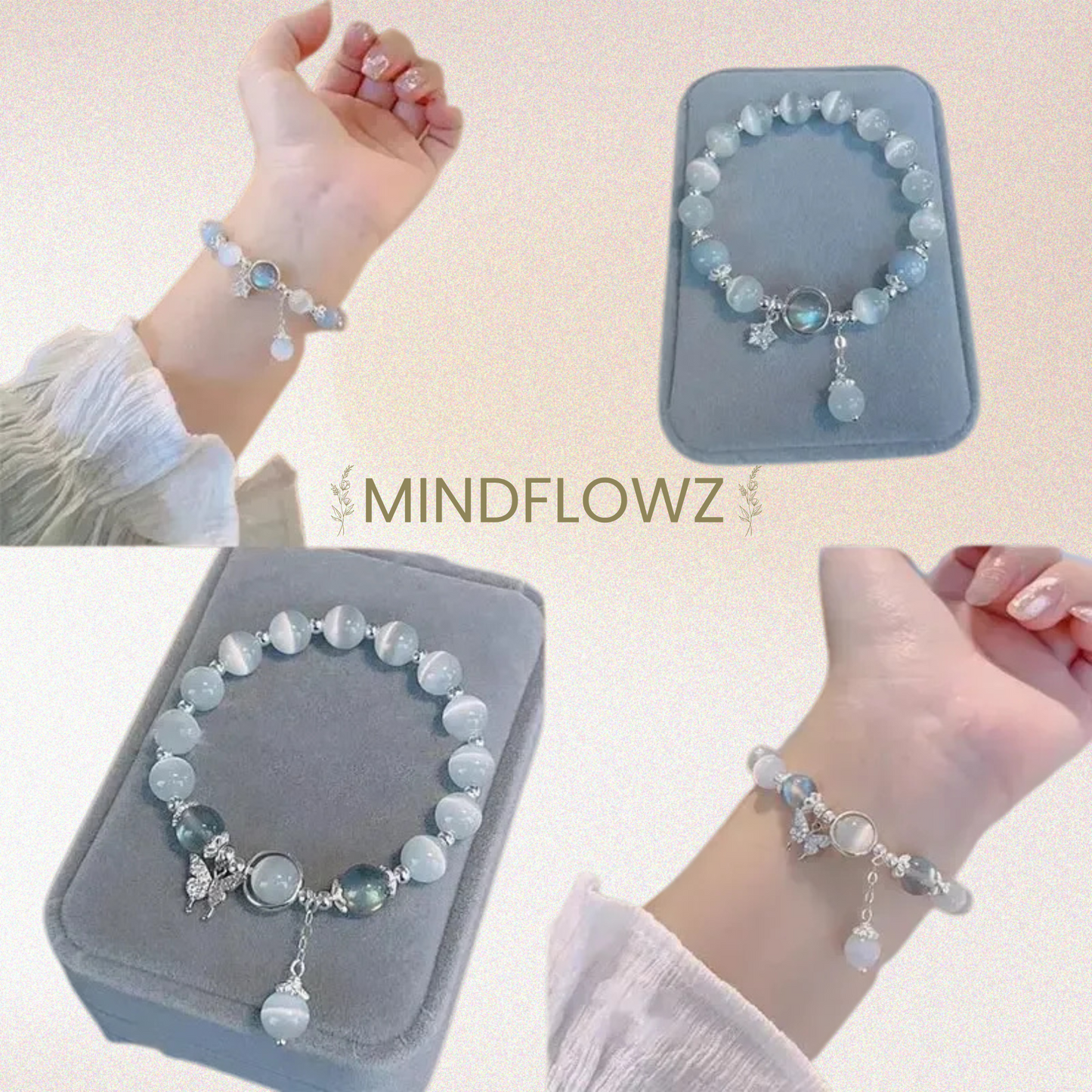 Leora - Maansteen Armband