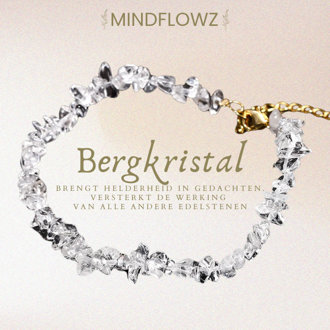 Lina - Helende Bergkristal Armband