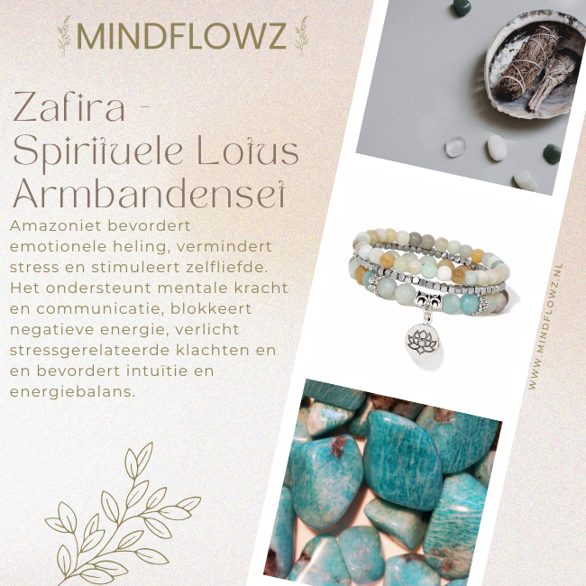 Zafira - Spirituelles Lotus-Armband-Set 