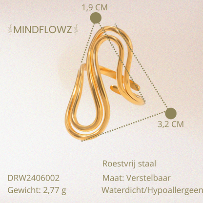 Zoë - Stilvoller S-förmiger Öffnungsring